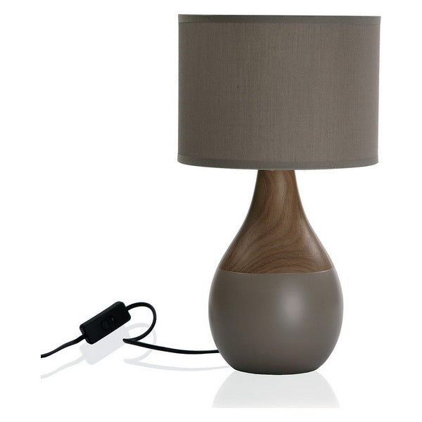 Tischlampe Taupe aus Keramik (22 x 39 x 22 cm)