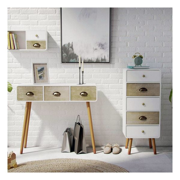Kommode 5 Schubladen (100 X 40 x 30 cm)