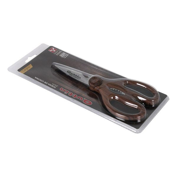Schere Quttin Legno Edelstahl Braun (20 cm)