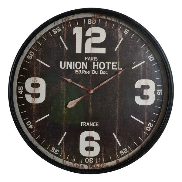 Wanduhr Dekodonia Metall Kristall (90 x 8 cm)