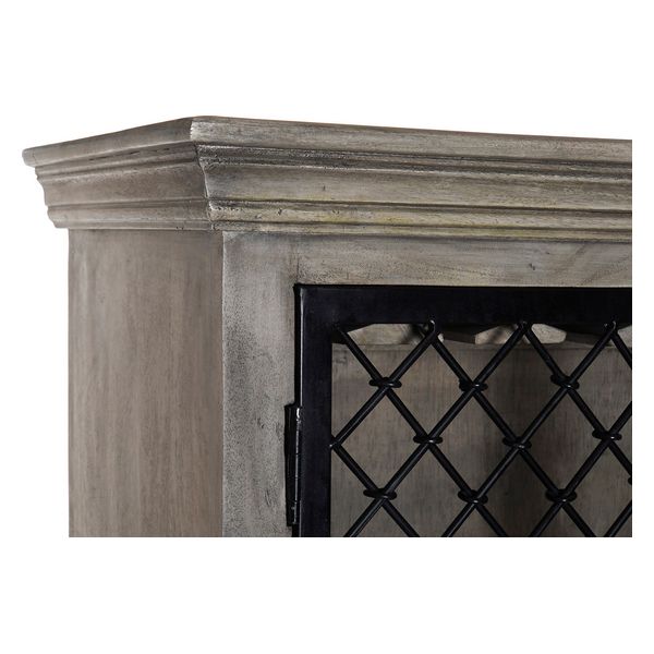 Flaschenregal Dekodonia Metall Mango-Holz (86 x 41 x 182 cm) Weinregal