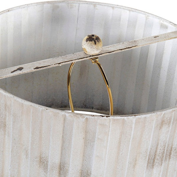 Tischlampe Dekodonia Holz Metall Schnur Tanne Anker (37 x 38 x 76 cm)