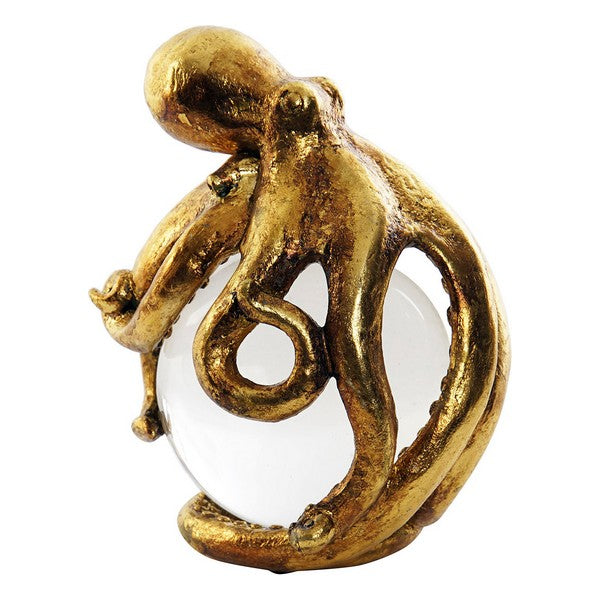 Deko-Figur Dekodonia Oktopus Harz Kristall (14 x 12 x 18 cm)