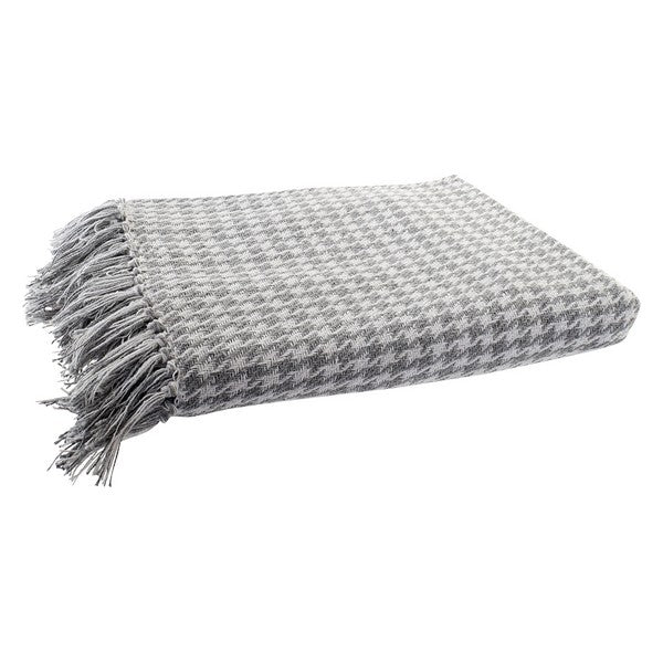 Decke Dekodonia Grau Hahnenfuß Baumwolle (130 x 170 cm)