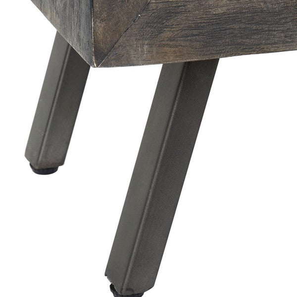 TV-Möbel Dekodonia Schwarz Mango-Holz (145 x 45 x 66 cm)