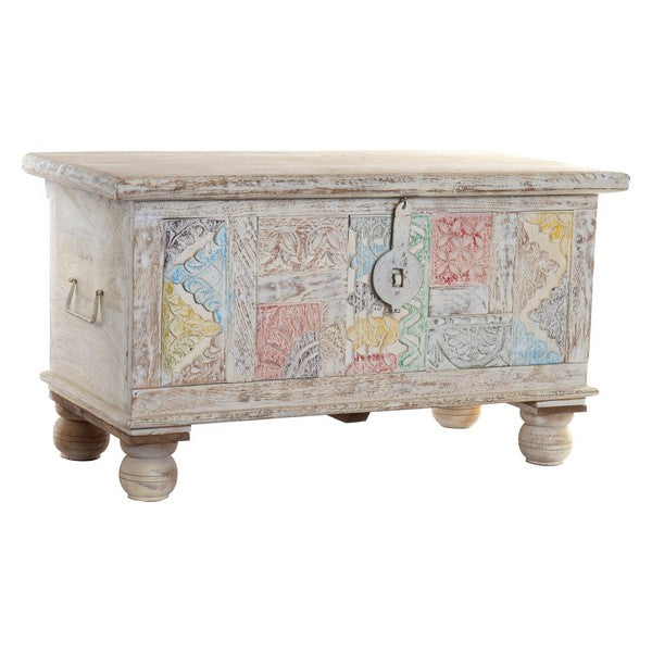 Truhe Dekodonia Metall Mango-Holz (80 x 40 x 45 cm)