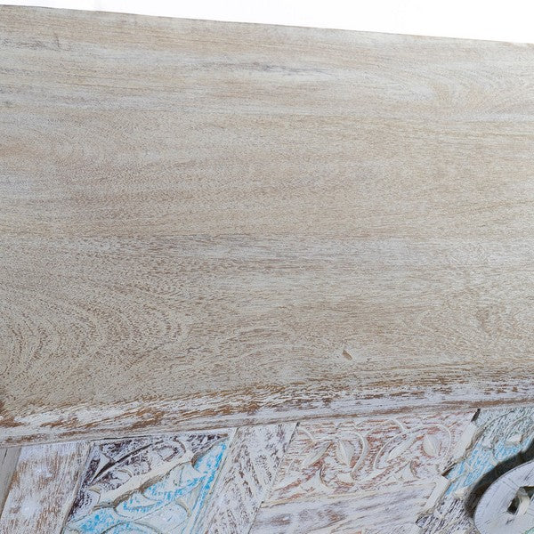 Truhe Dekodonia Metall Mango-Holz (80 x 40 x 45 cm)