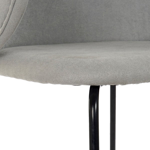 Esszimmerstuhl Dekodonia Polyester Metall (58 x 58 x 87 cm)
