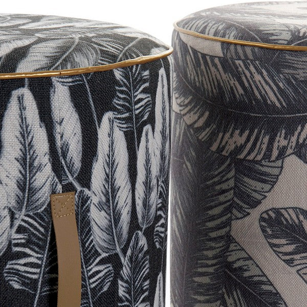 Fußstütze Dekodonia Polyester Holz (35 x 35 cm) (2 pcs)