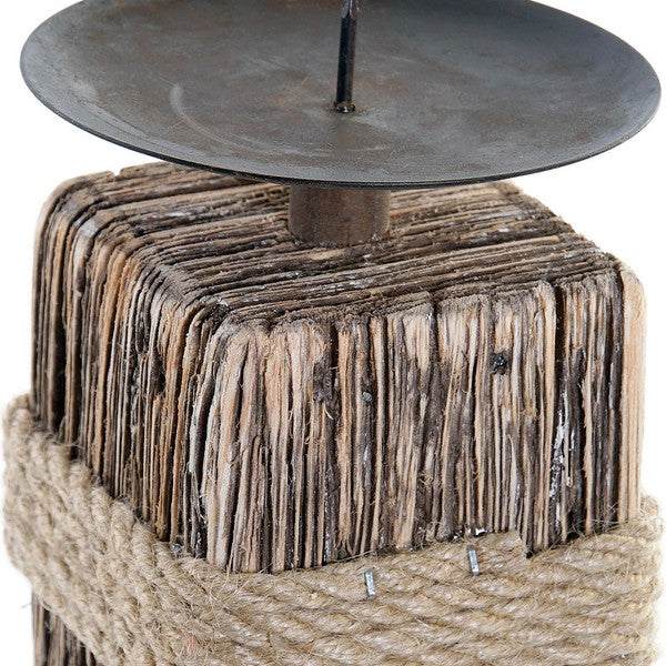 Kerzenschale Dekodonia Paulonia-Holz