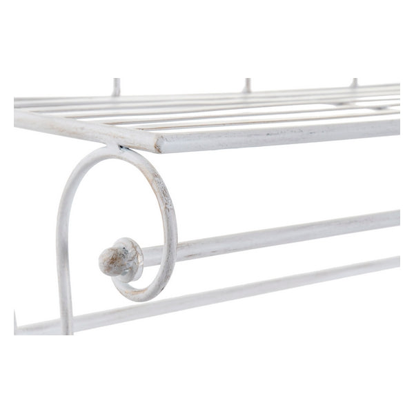 Badezimmerregal Dekodonia Weiß Metall (53 x 21 x 37 cm)