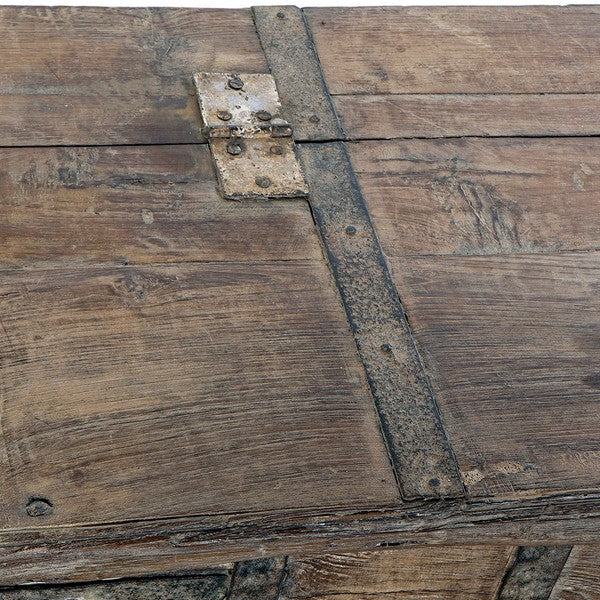 Truhe Dekodonia Mango-Holz Metall (140 x 39 x 46 cm)