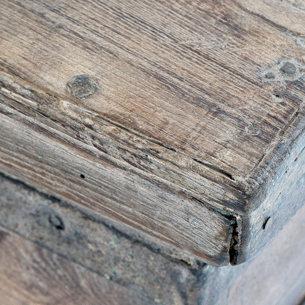 Truhe Dekodonia Mango-Holz Metall (140 x 39 x 46 cm)