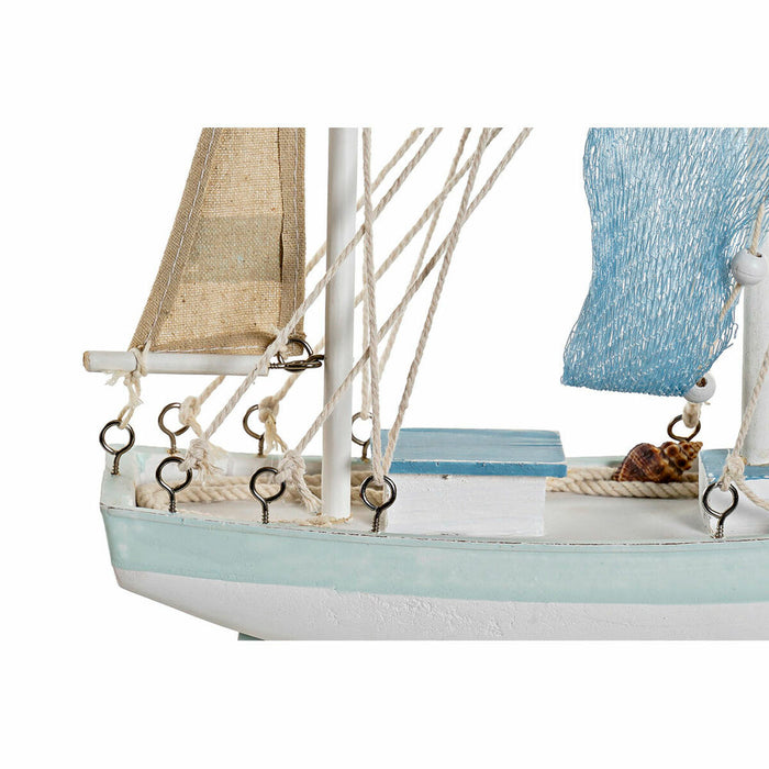 Deko-Figur DKD Home Decor Baumwolle Barco Holz MDF (29 x 8 x 40.5 cm)