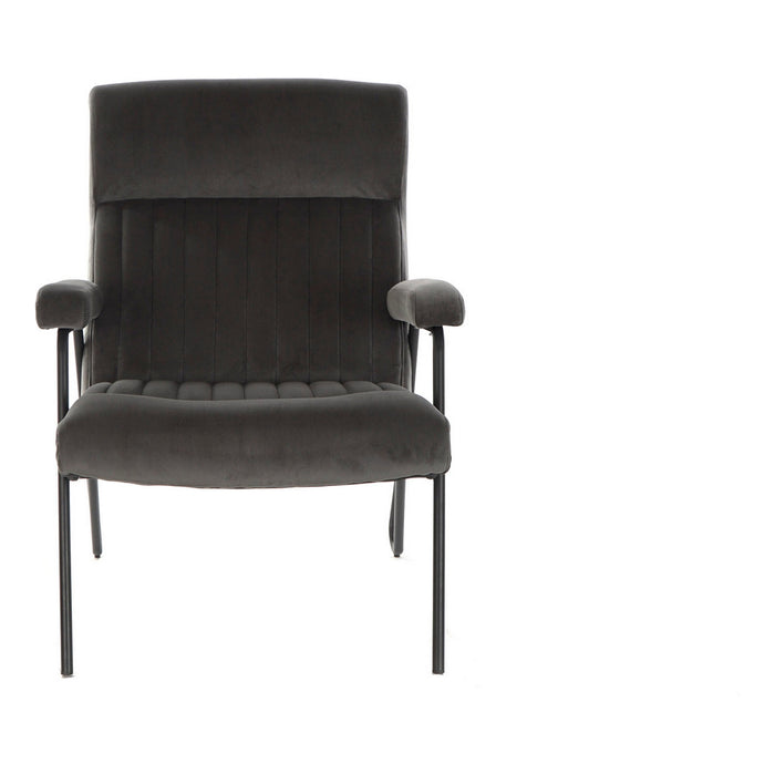 Sessel DKD Home Decor Schwarz Grau Metall (67 x 70 x 90 cm)