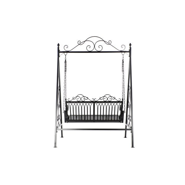 Bank mit Rückenlehne DKD Home Decor Schaukel Metall (146 x 85 x 212 cm)
