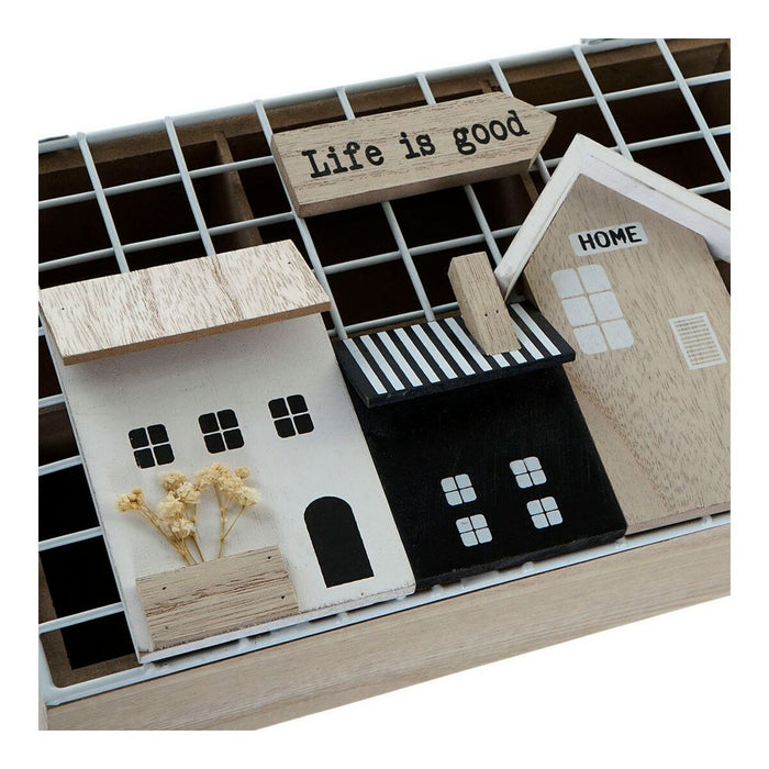 Teebox DKD Home Decor Life is Good Holz Metall (26 x 17 x 8 cm)
