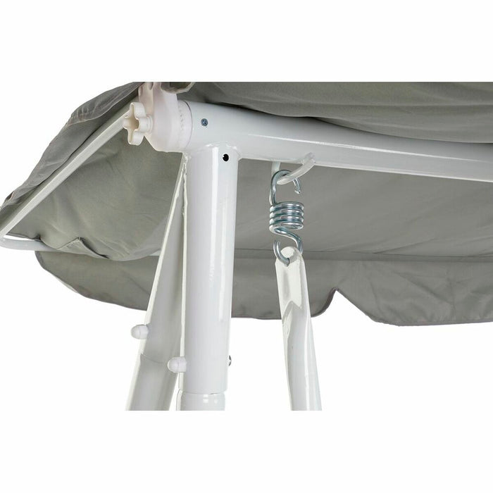 Bank DKD Home Decor Grau Schaukel Polyester Stahl (210 x 120 x 167 cm)