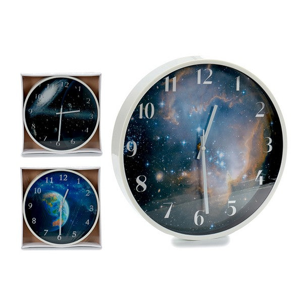 Wanduhr Weiß 3 (30 x 4 x 30 cm)