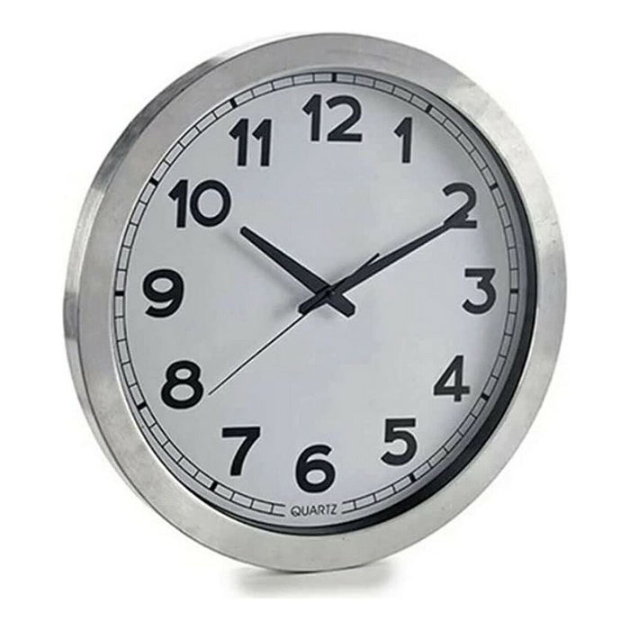 Wanduhr Silber 60 cm