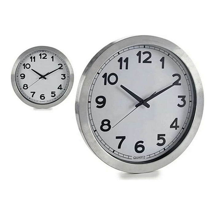 Wanduhr Silber 60 cm