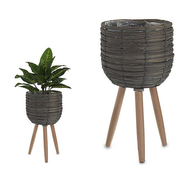 Blumentopf Ibergarden Grau (25 x 45 x 25 cm)