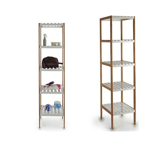 Badezimmerregal Bambus (34 x 33 x 140 cm)