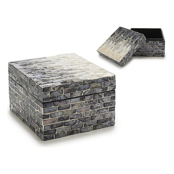 Box Gift Decor Grau (15,5 x 10 x 15,5 cm) Dose