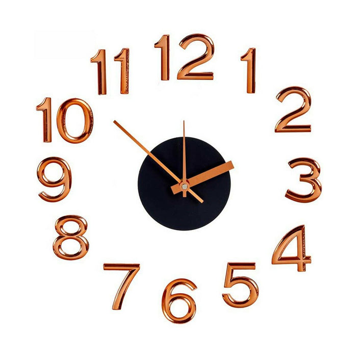 Wanduhr Klebstoff Bronze ABS EVA (Ø 45 cm)