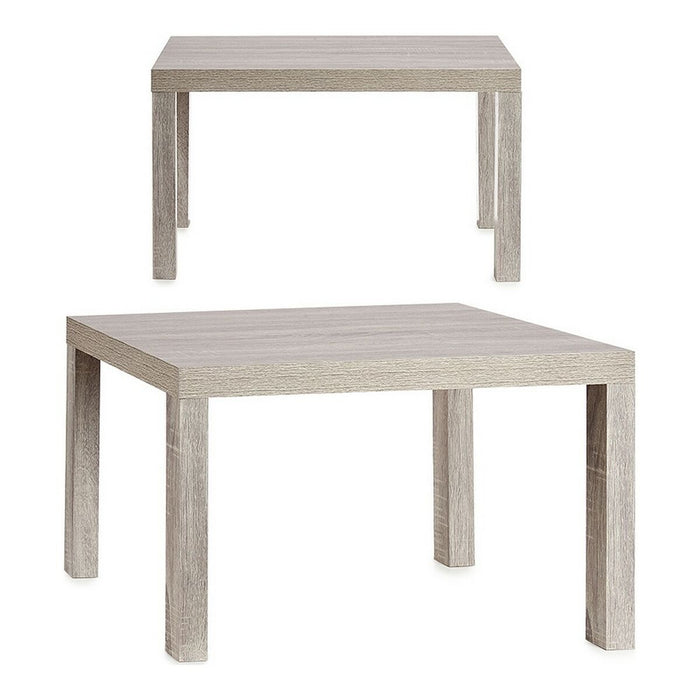Beistelltisch Grau Holz (50 x 45 x 79 cm)