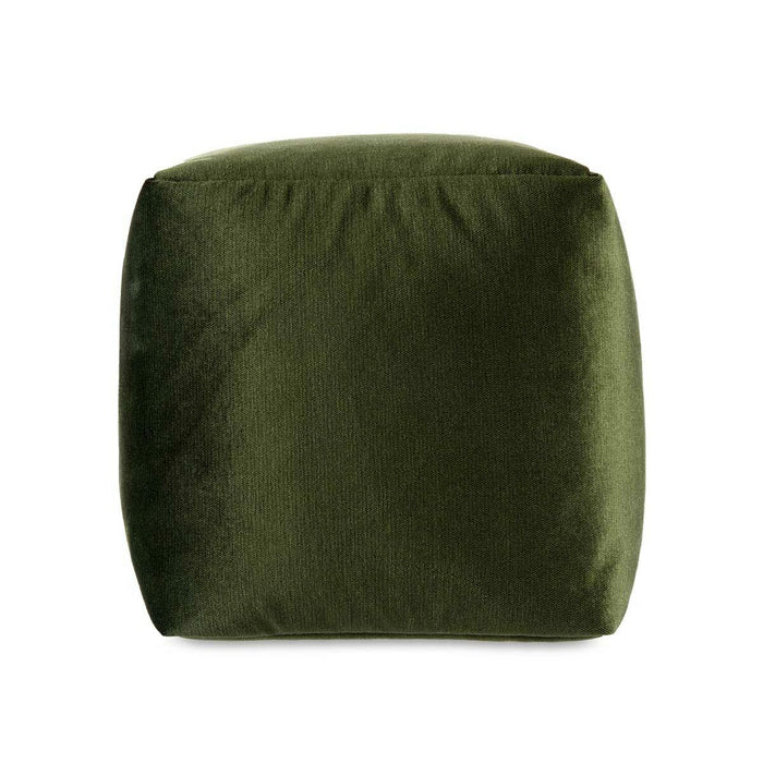 Puff Polyester grün polystyrol (30 x 30 x 30 cm)