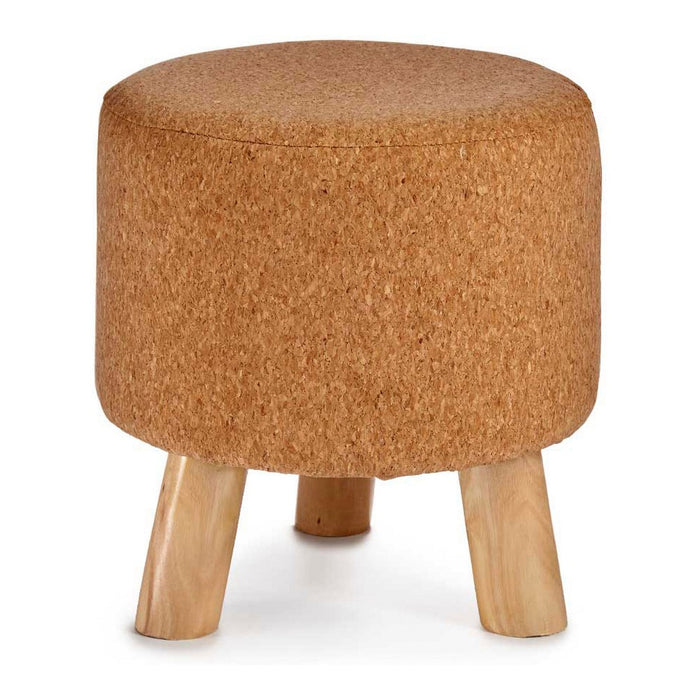Puff Braun MDF Kork (28 x 28 x 28 cm)