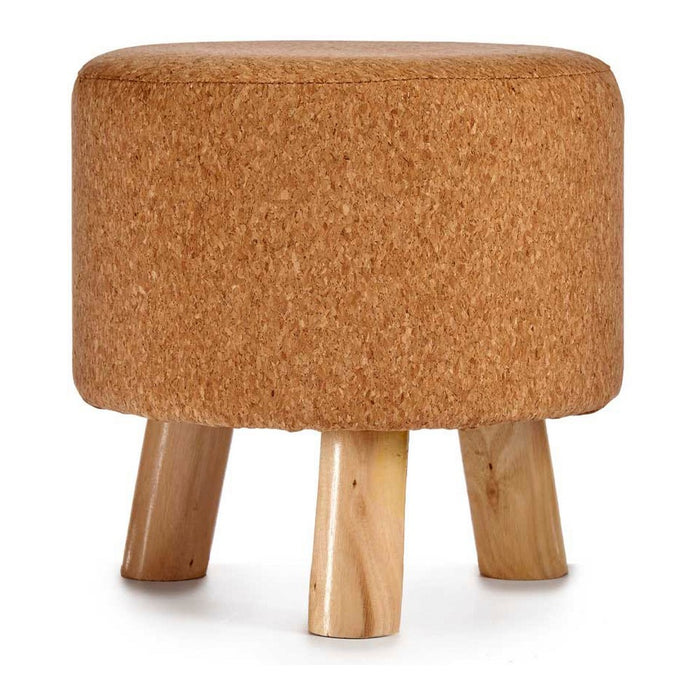 Puff Braun MDF Kork (28 x 28 x 28 cm)