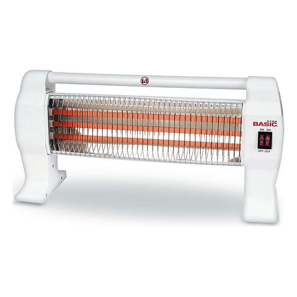 Elektrische Quarzheizung Basic Home 1200W Weiß
