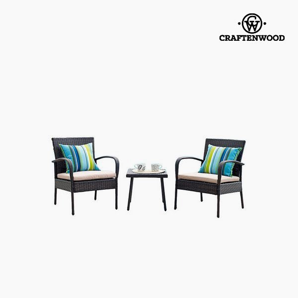 Tisch mit 2 Sesseln (3 pcs)