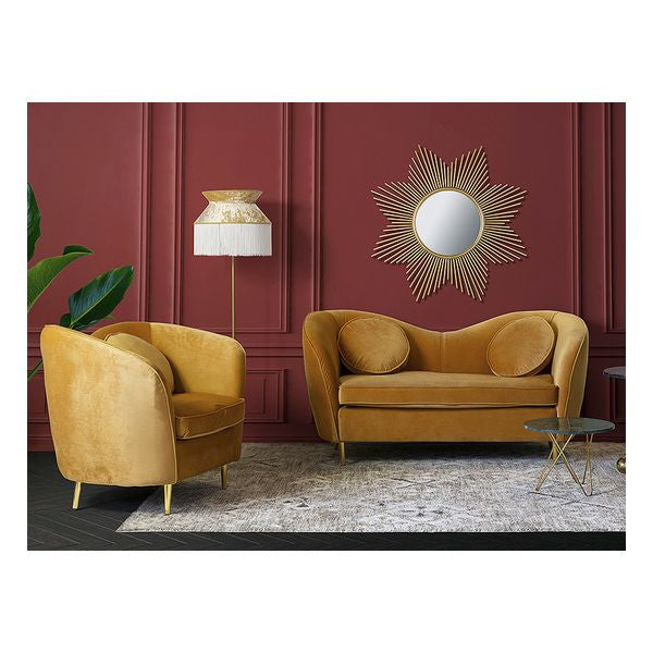 Stehlampe Cancan Samt (45 x 45 x 155 cm)