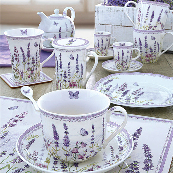 Henkelbecher Bone China Porzellan