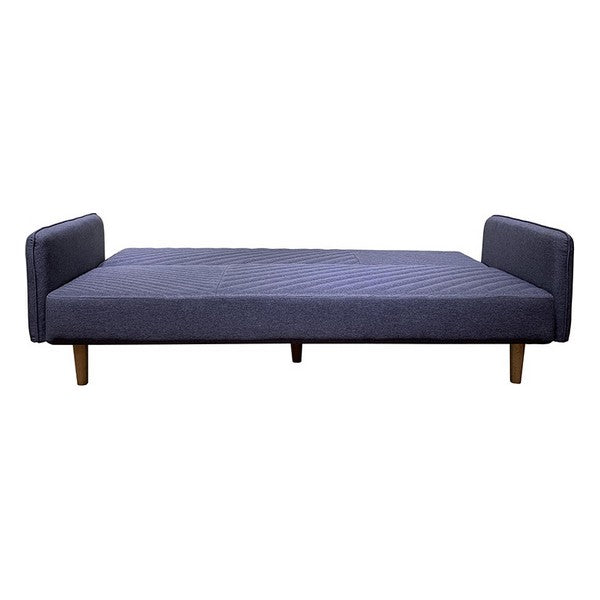 Schlafsofa Buchenholz Grau (204 x 88 x 82 cm)