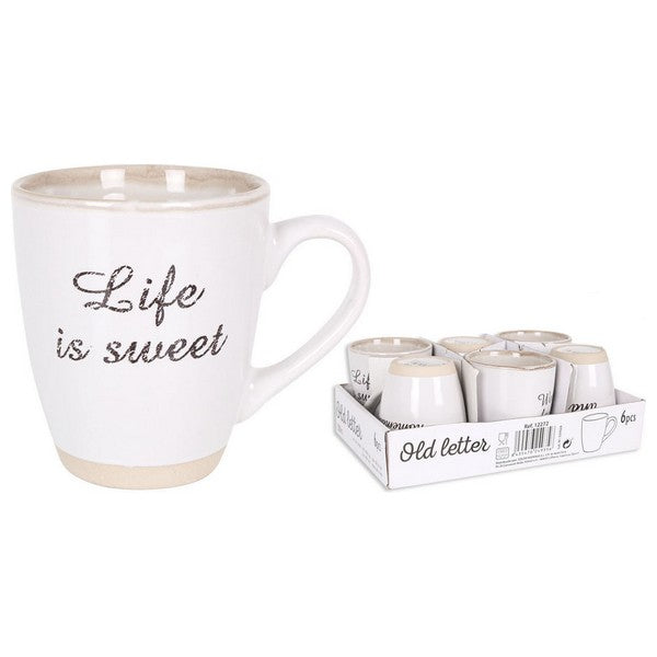 Satz von Kaffeetassen Old Letter 200 cc (6 pcs)