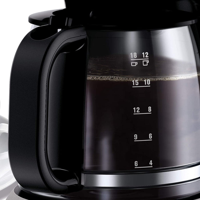AEG Kaffeemaschine / 1,5 l / 12-18 Tassen Aroma-Glaskanne / Warmhaltefunktion / Sicherheitsabschaltung / Wasserstandsanzeige / Ein & Aus-Schalter