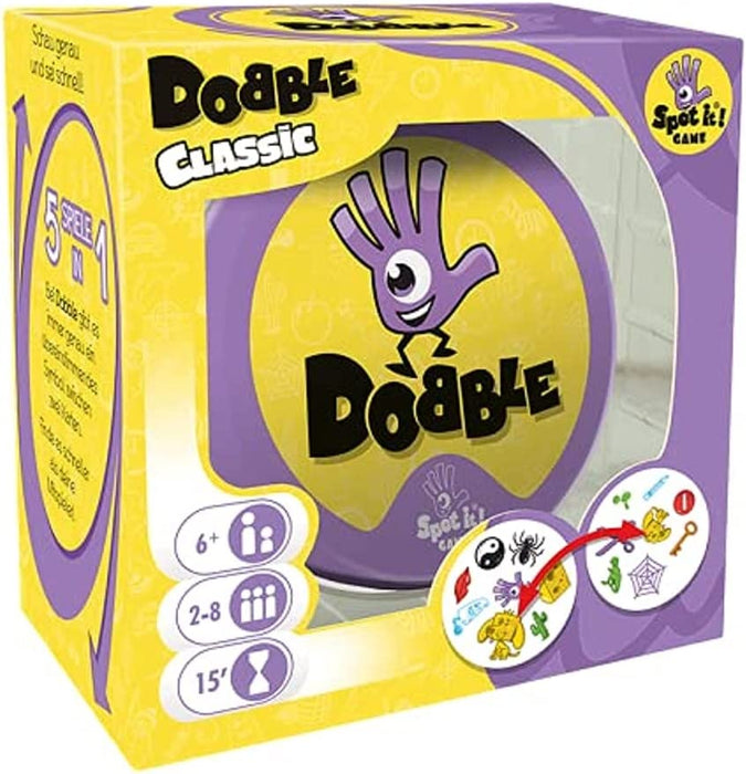 Asmodee | Zygomatic | Dobble | Familienspiel | Kartenspiel | 2-8 Spieler | Ab 6+ Jahren | 15+ Minuten | Deutsch