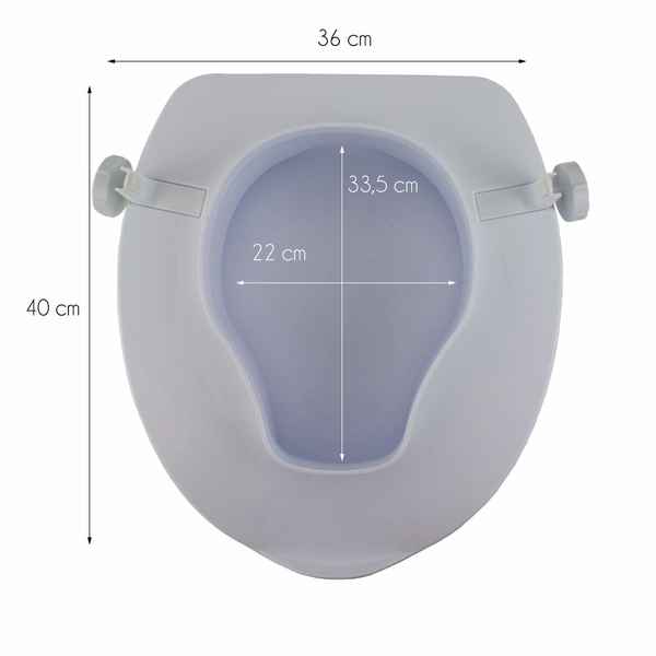 Aufzug Mobiclinic Toilette mit Deckel Einstellbar Weiß 14 cm (Refurbished A+)