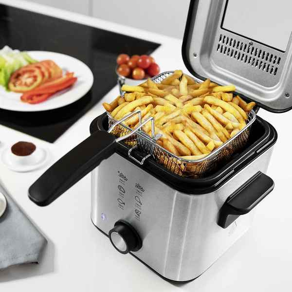 Fritteuse Cecotec CleanFry Infinity 1500 Edelstahl 1,5 L 900W (Refurbished C)