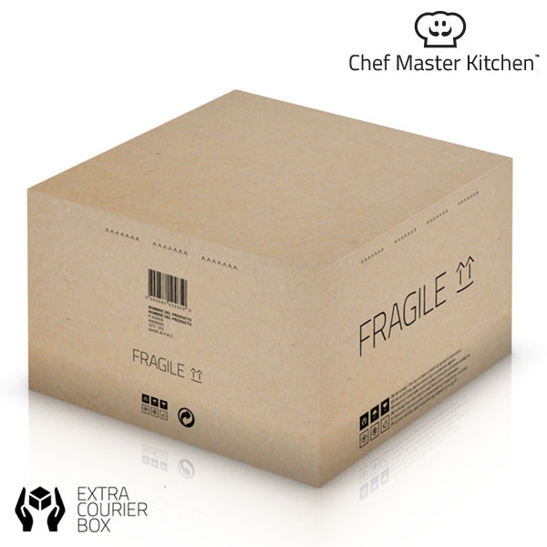 Konvektionsofen Chef Master Kitchen 12 L 1200-1400W Schwarz Durchsichtig