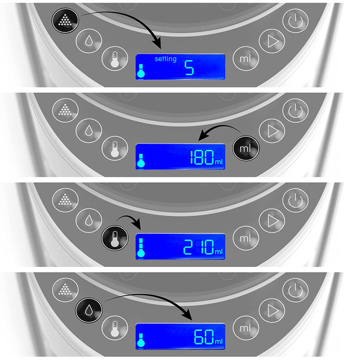 Baby Brezza - Formula Pro Advanced - Instant und automatischer Flaschenformulierer - dosiert und mischt heißes Wasser und Milchpulver auf Knopfdruck