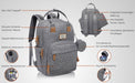 Baby Wickelrucksack Wickeltasche Rucksack mit tragbarer Wickelauflage, Schnullerhalter und Kinderwagengurten, Babytasche Multifunktional 