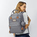 Baby Wickelrucksack Wickeltasche Rucksack mit tragbarer Wickelauflage, Schnullerhalter und Kinderwagengurten, Babytasche Multifunktional 