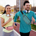 Bauchtasche Gürteltasche Hüfttasche Sport Wasserdicht Stylisch Nylon Klein Unisex Grün Hip Bum Waist Fanny Pack für Outdoor Reise Wandern 