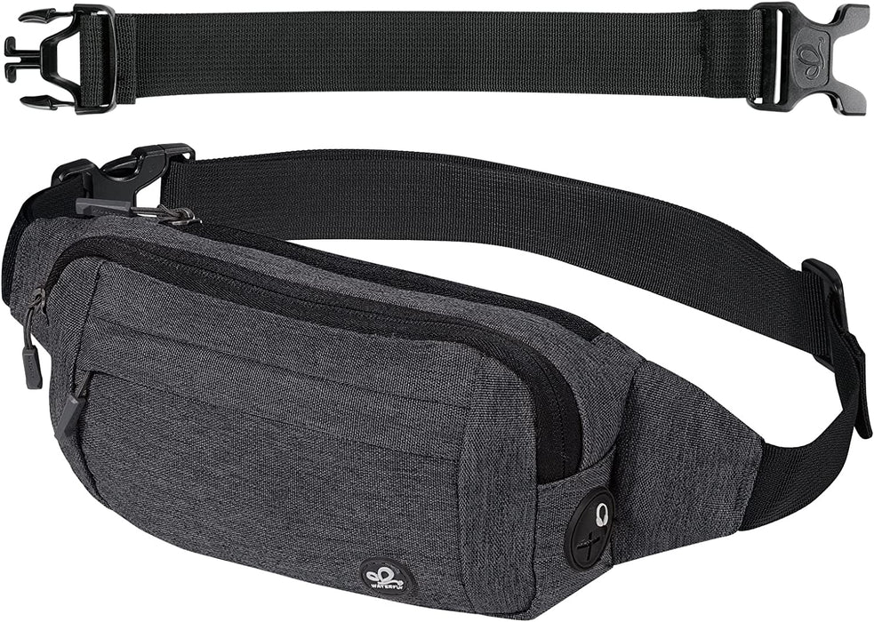 Bauchtasche Gürteltasche Hüfttasche Sport Wasserdicht Stylisch Nylon Klein Unisex Grün Hip Bum Waist Fanny Pack für Outdoor Reise Wandern 