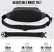 Bauchtasche Gürteltasche Hüfttasche Sport Wasserdicht Stylisch Nylon Klein Unisex Grün Hip Bum Waist Fanny Pack für Outdoor Reise Wandern 